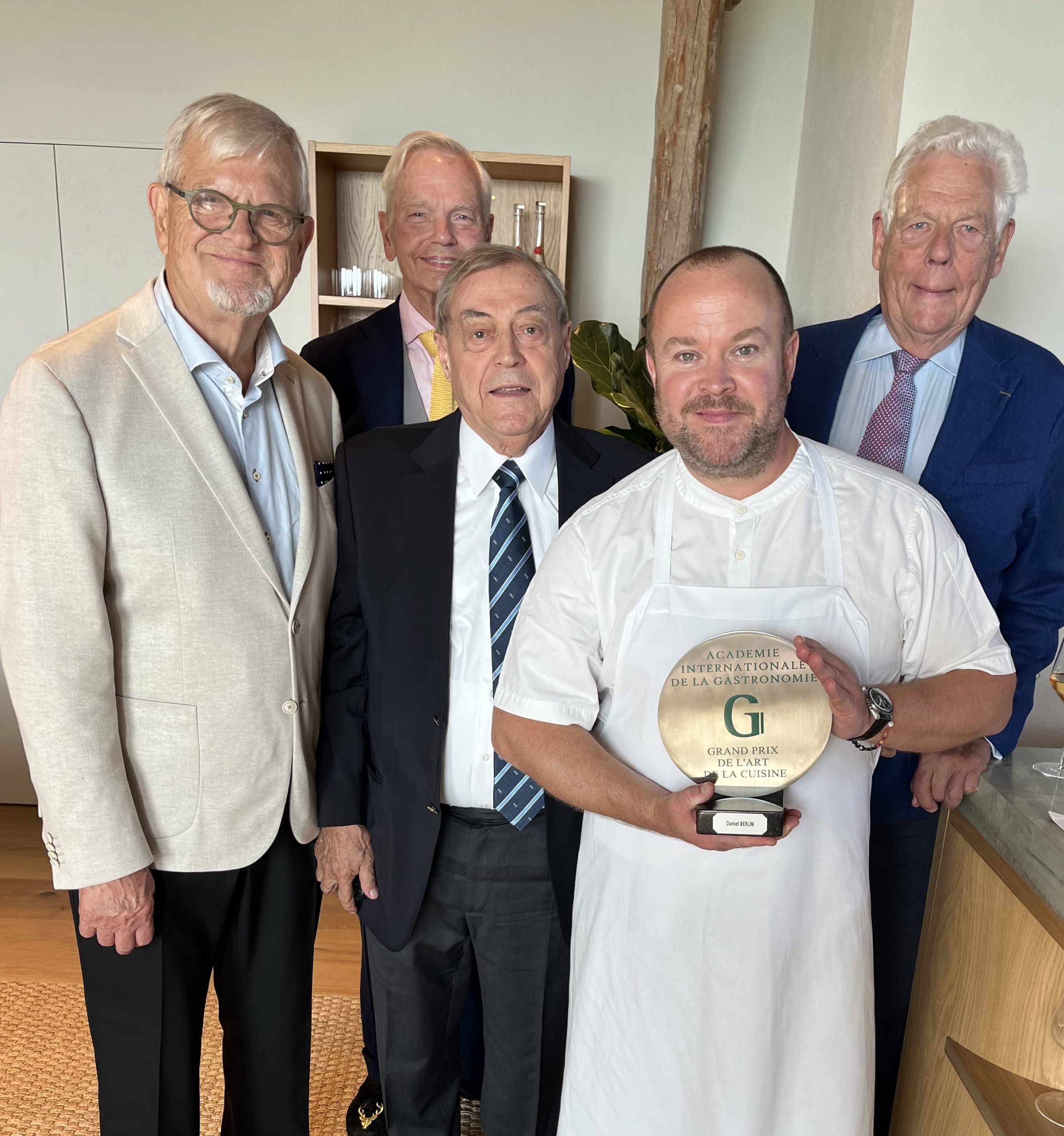 Daniel Berlin tilldelas internationellt hederspris