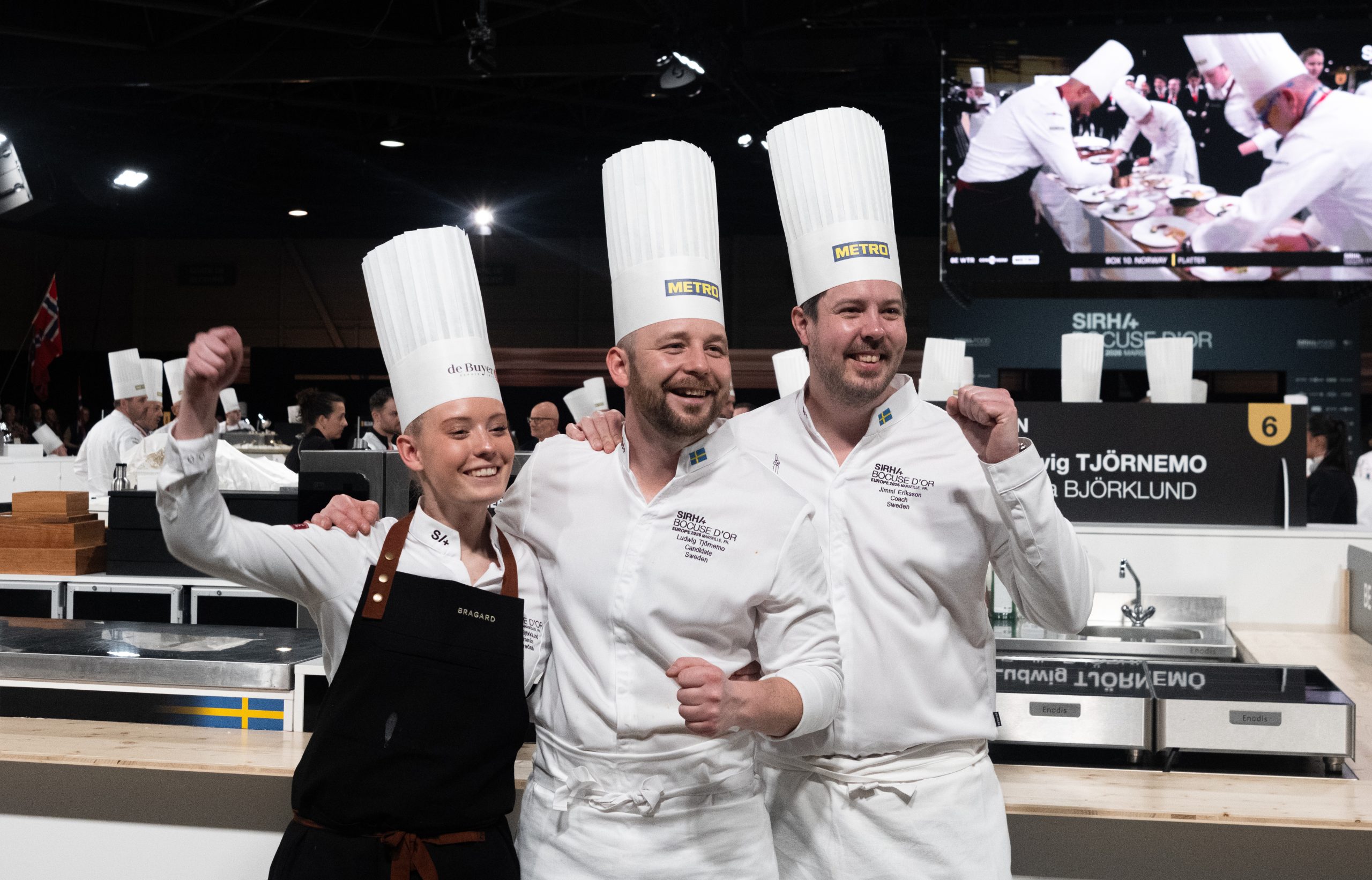 Sverige klart för Bocuse d’Or-finalen